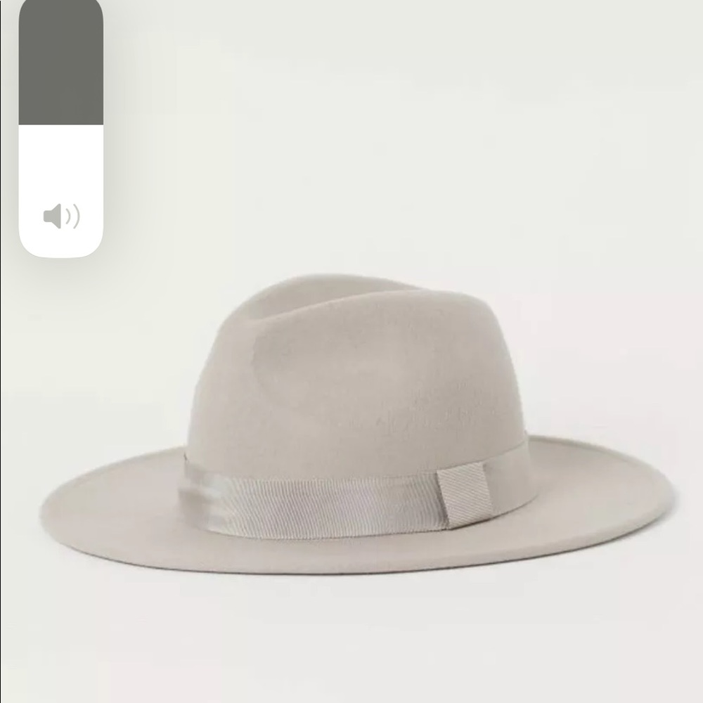H&M Light Gray Fedora Hat